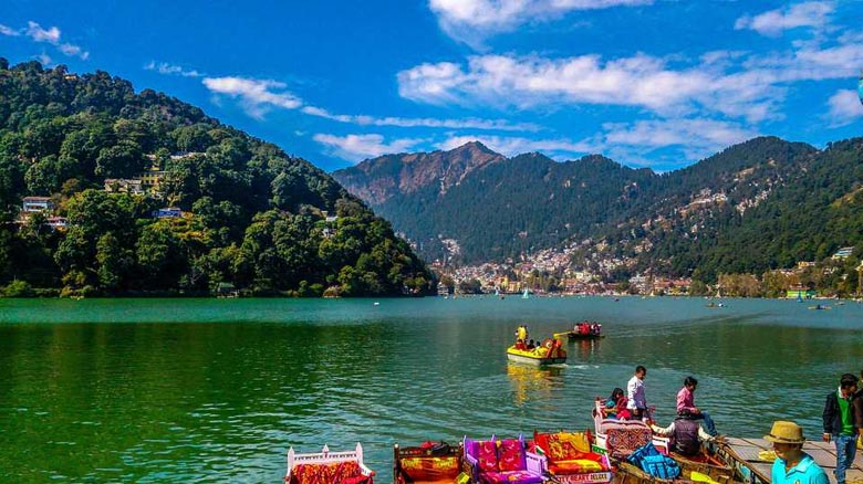 Boating at Naini lake 