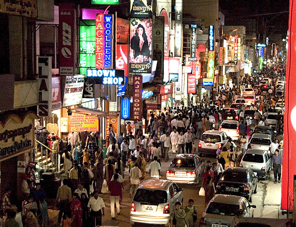 Commercial street,Bangalore