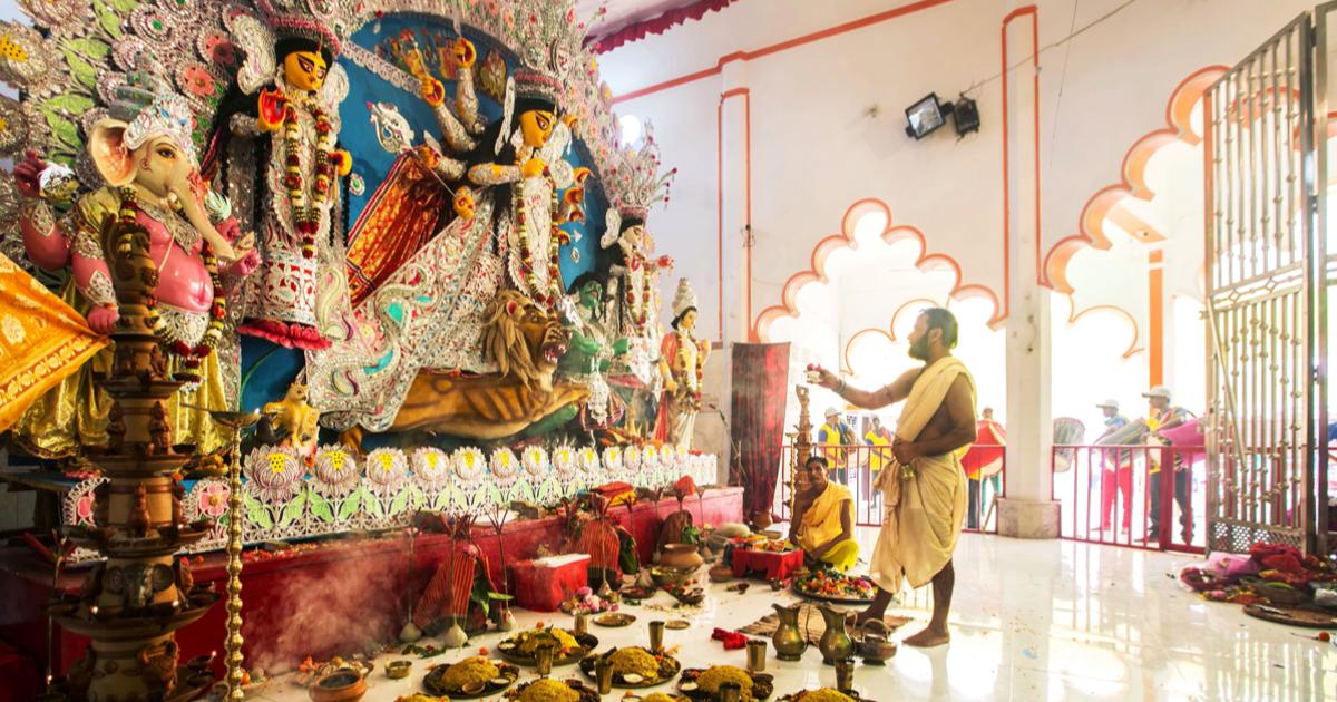 Kashmiri Gate Durga Puja