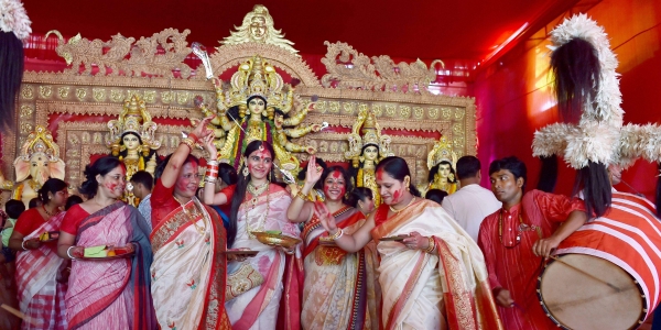 Participate in the Puja