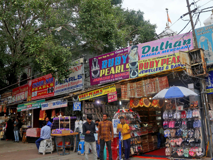 The local bazaars of Hyderabad