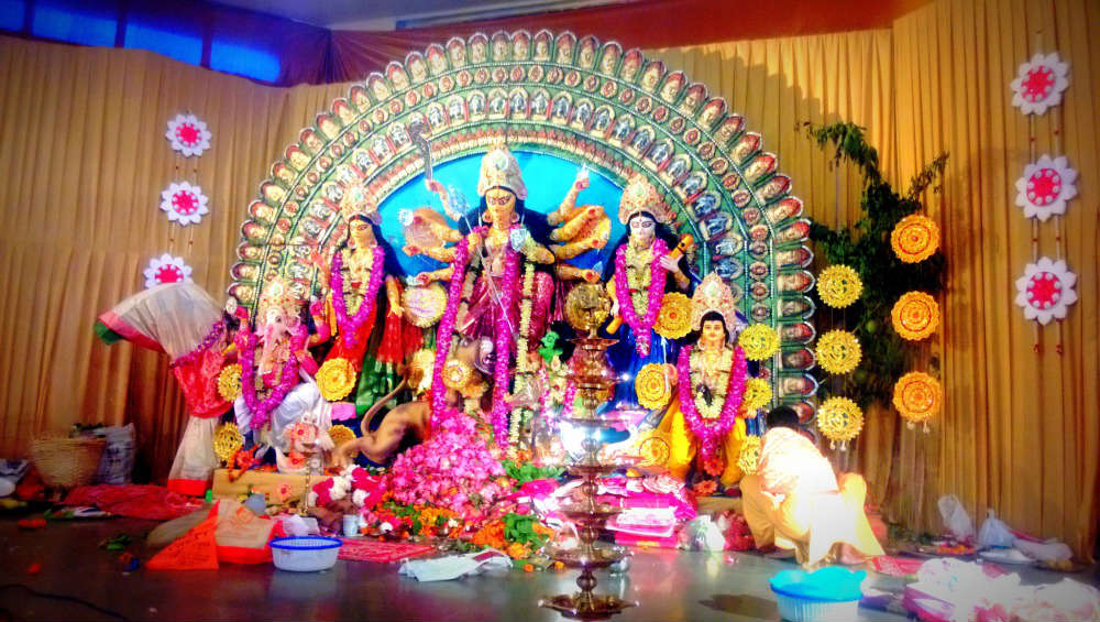 Timarpur and Civil Lines Puja Samity, Durga puja pandal