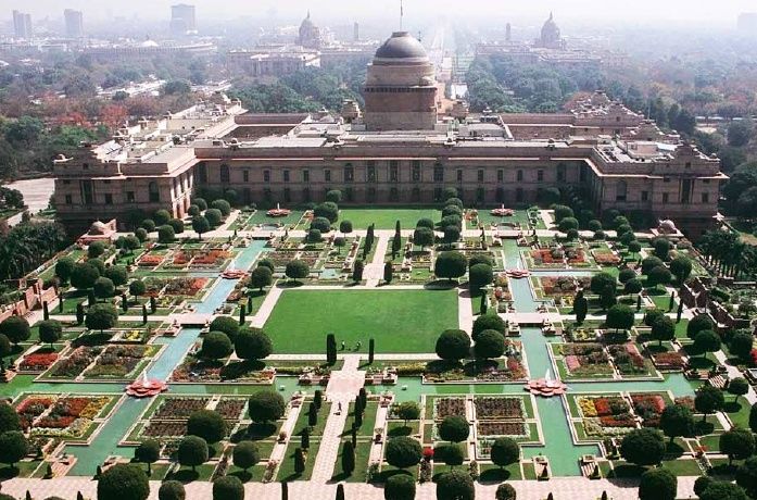 Visiting the grand Rashtrapati Bhawan