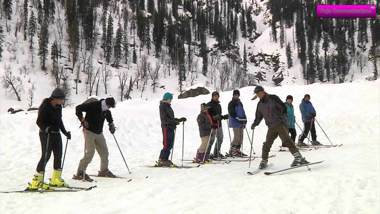 skiing in Solang Valley