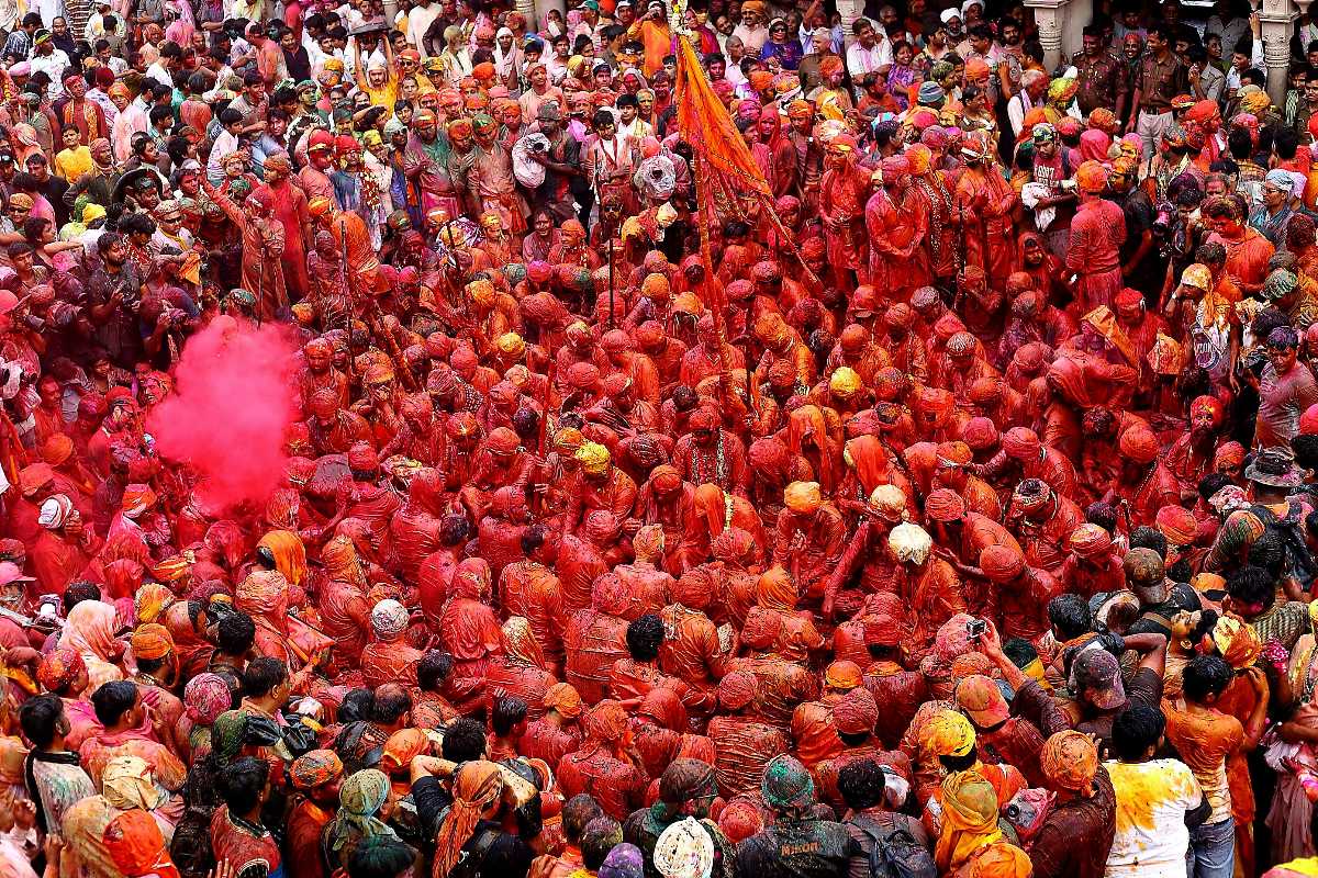 Holi in Barsana and Nandgaon