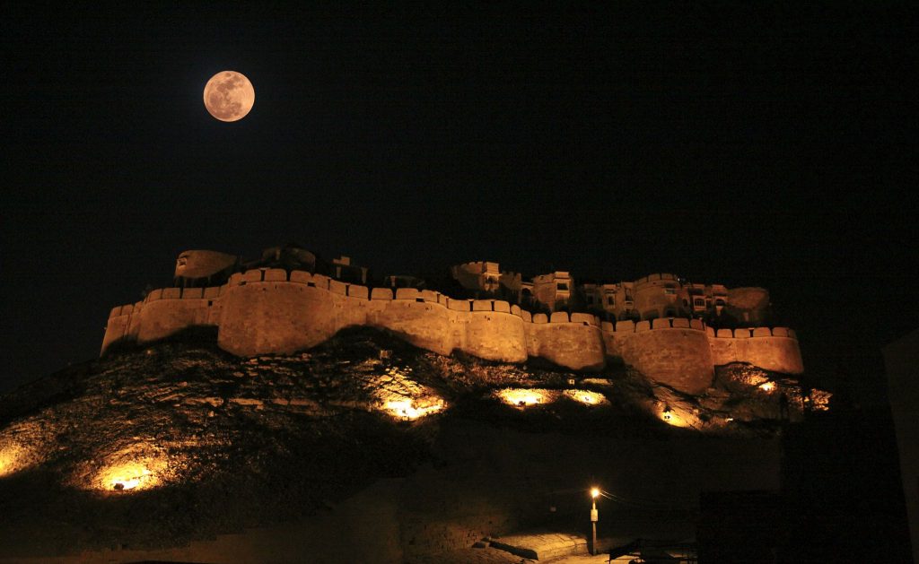 Jaisalmer Rajasthan in Night