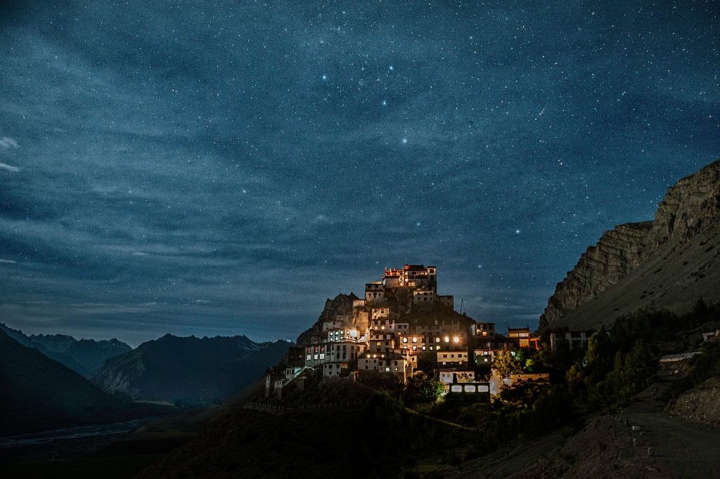 Spiti Valley, Himachal Pradesh in Night