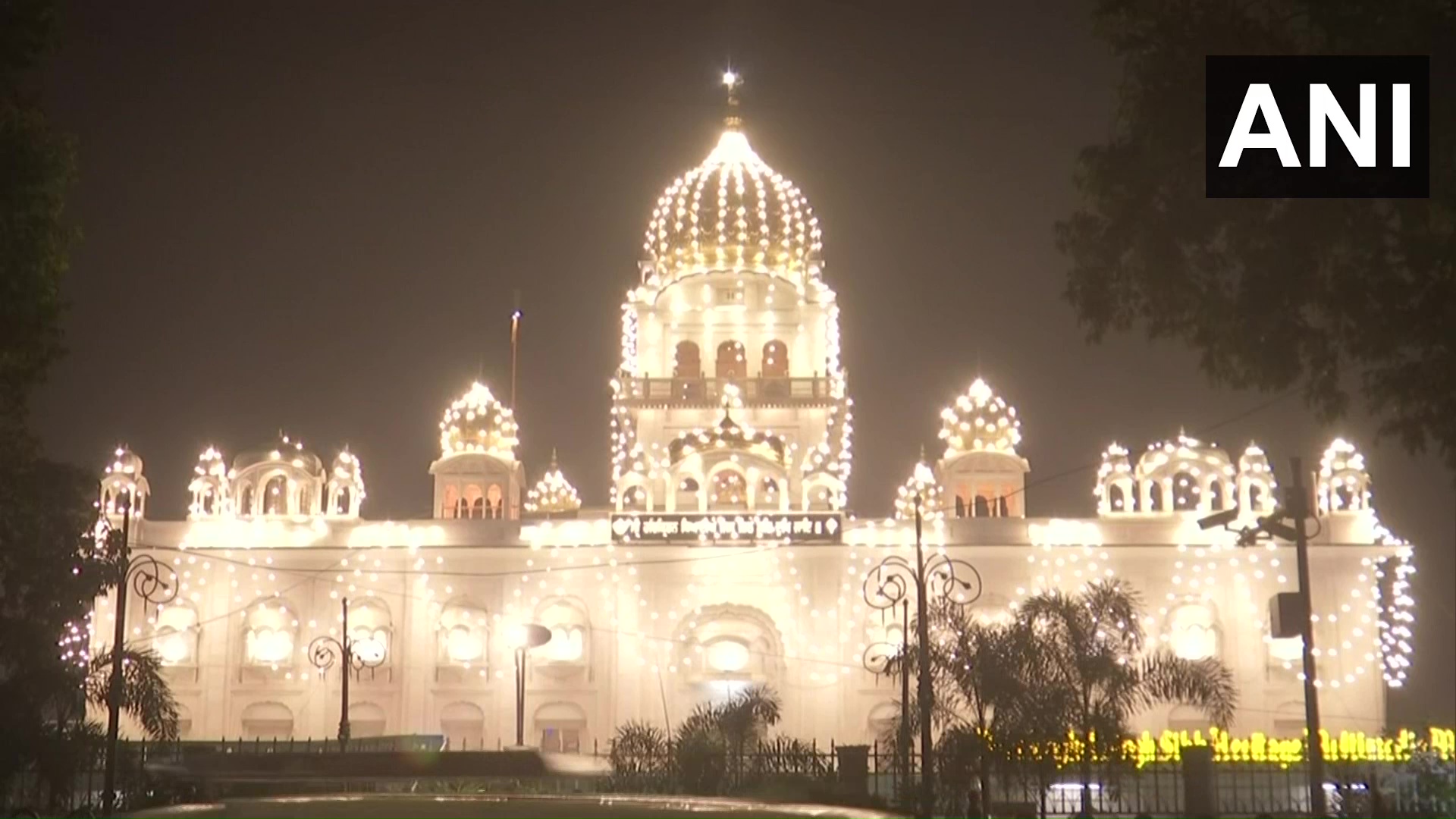 Gurudwara Bangla Sahib during diwali